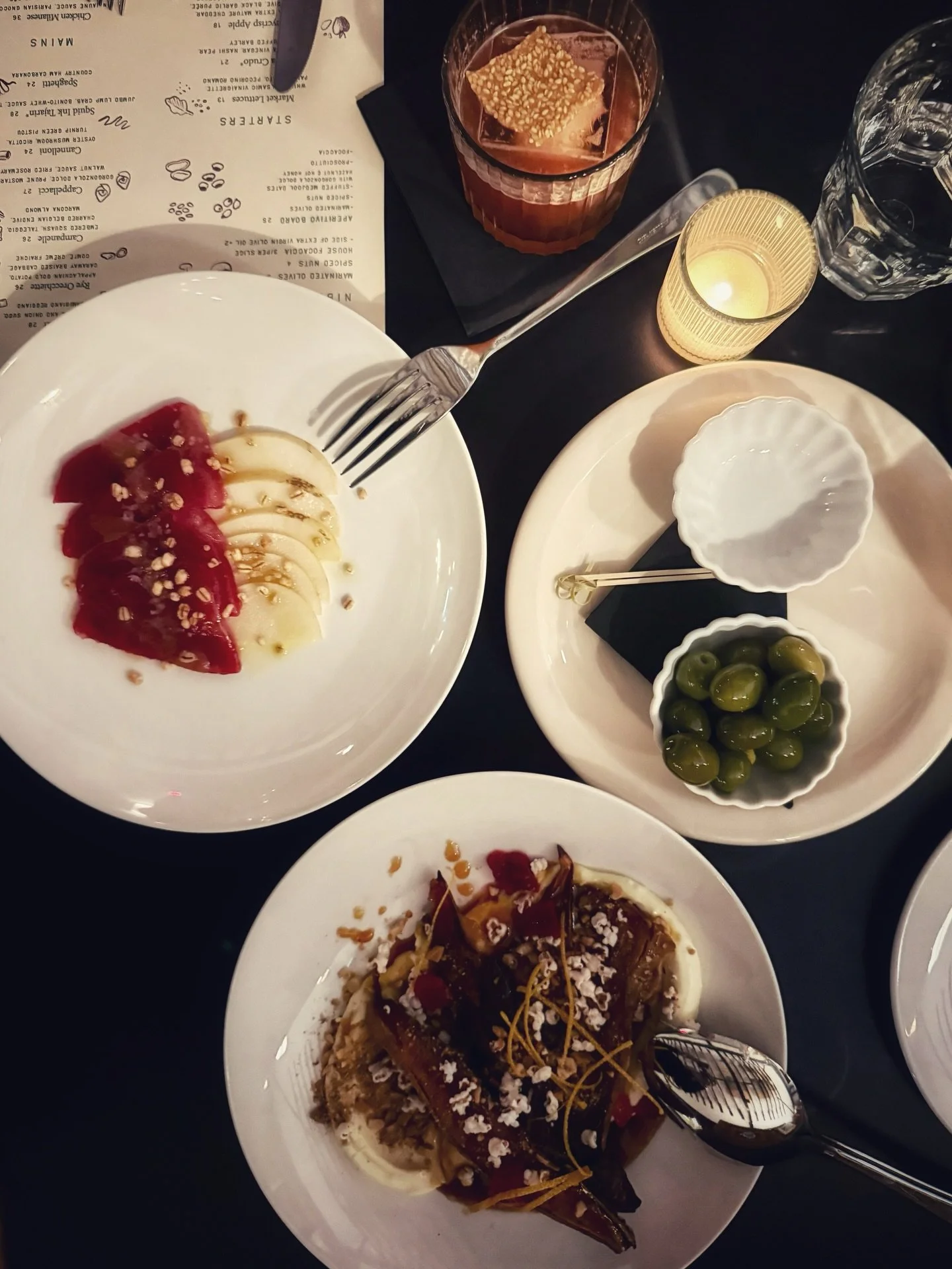 DINE // last night the cold temps hit hard in Raleigh and we raced from our car to get warmed up quickly @figulina.raleigh ~ as we stepped inside, the warm air hit, the wonderful smells from plates of food were faint and we were greeted with friendly