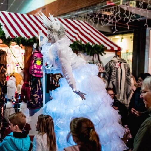 Ice Queens performing at event