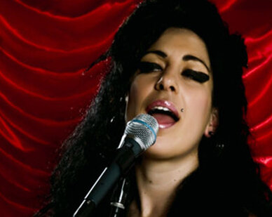 Amy Winehouse lookalike at event