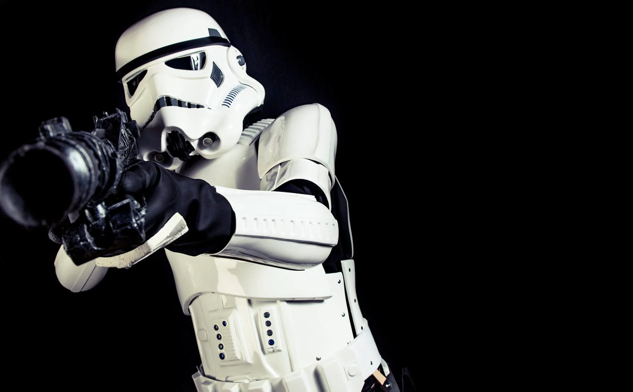 Star Wars characters at event