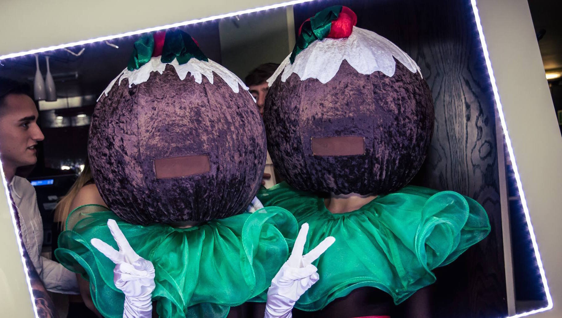 Christmas Pudding heads