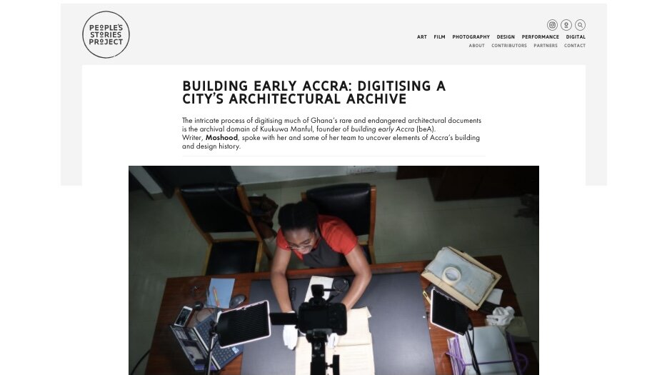 BUILDING EARLY ACCRA: DIGITISING A CITY’S ARCHITECTURAL ARCHIVE