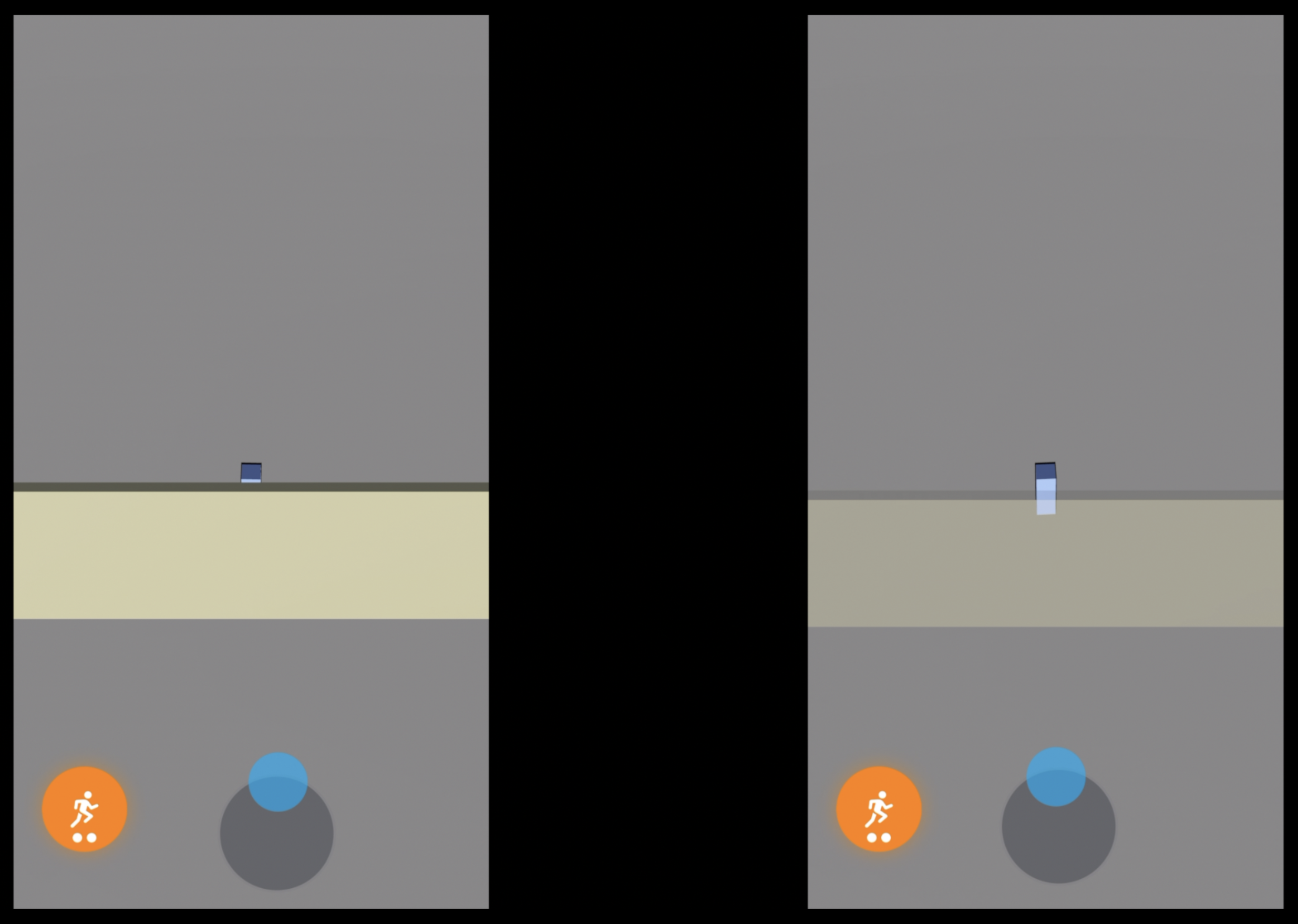 Fading out the walls between you and the camera