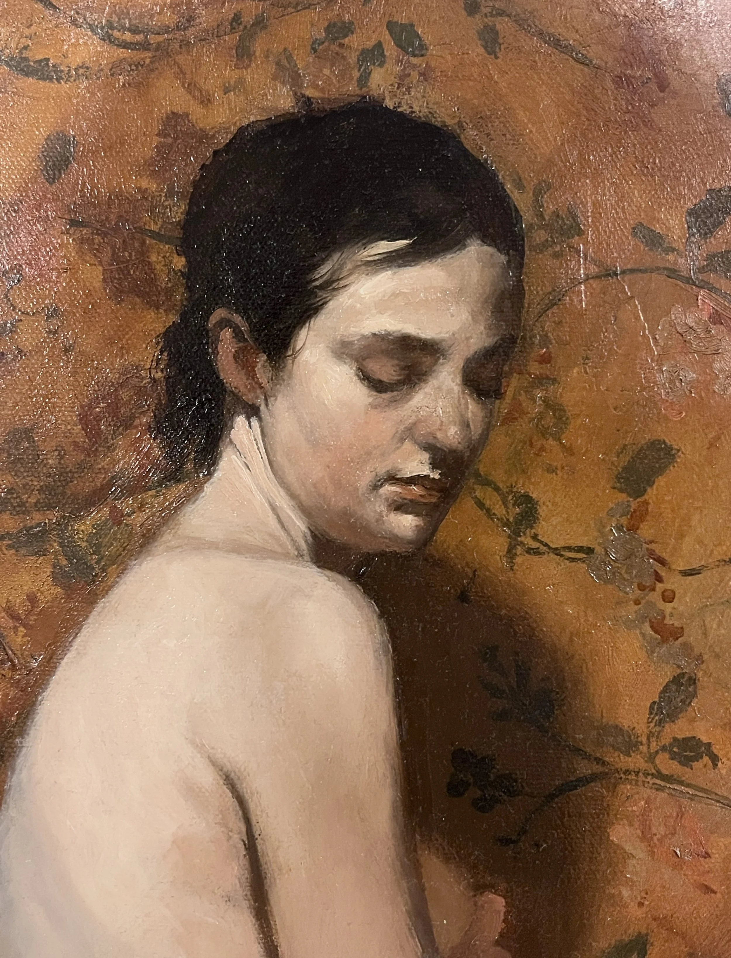 Girl with Textures, detail.