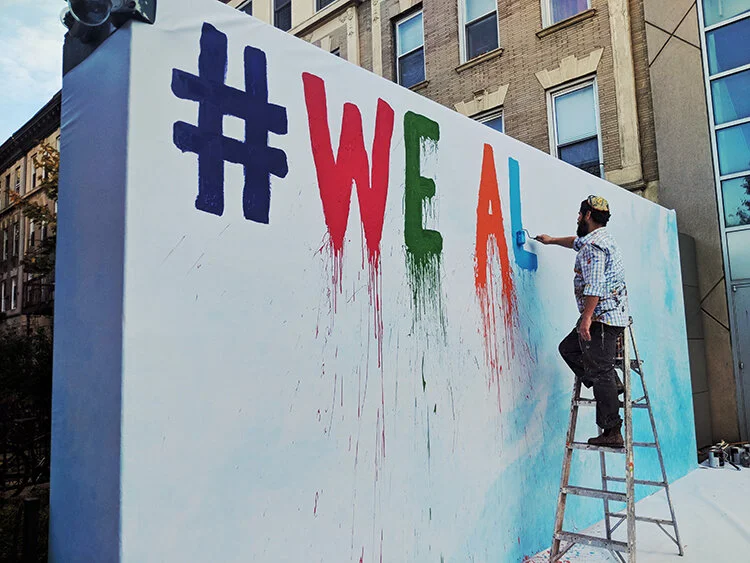 We All Belong mural