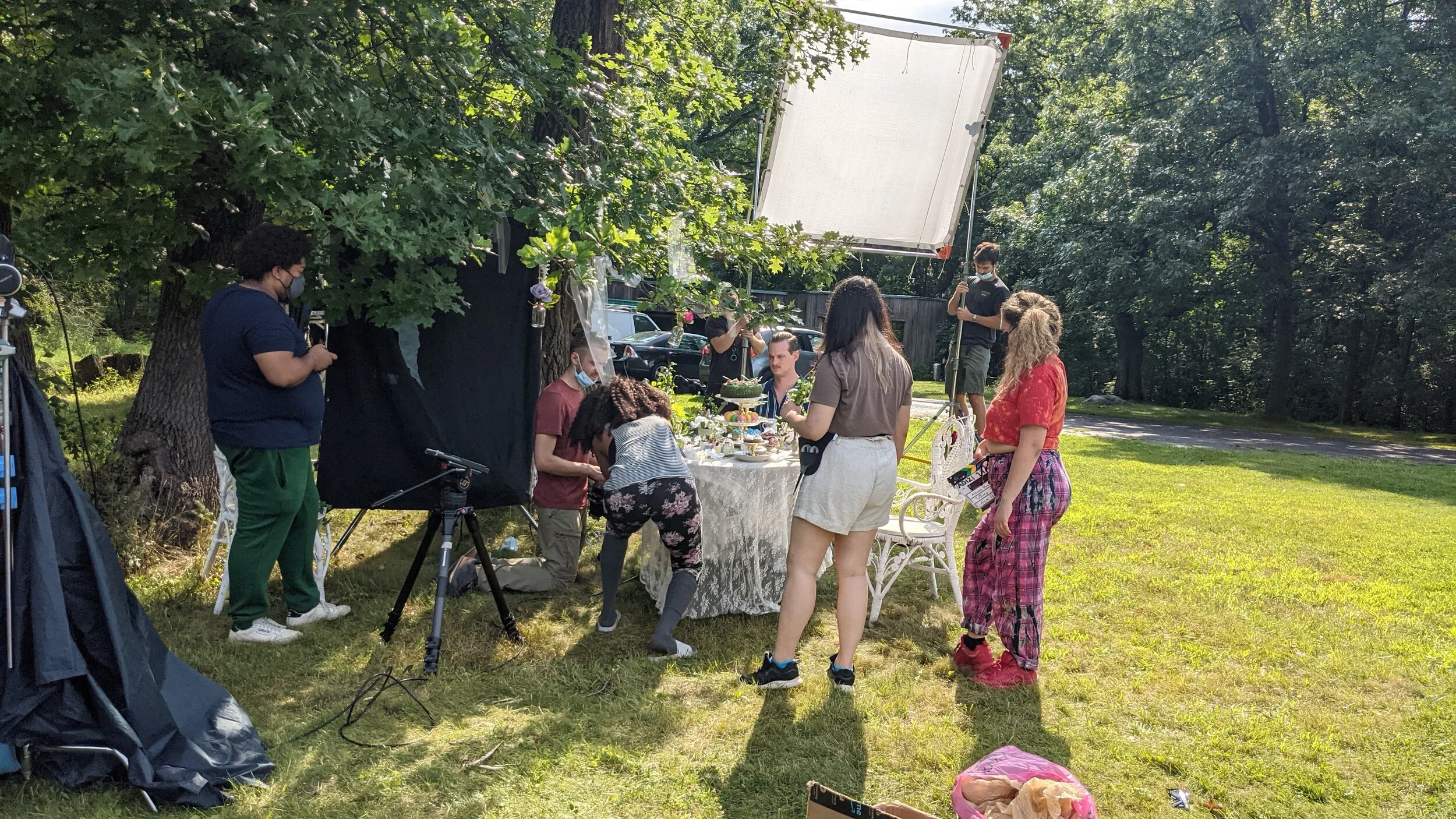 Outdoors BTS
Albion Rose
Directed by Tiffany Tenille
Production Designer: Mari Xiao