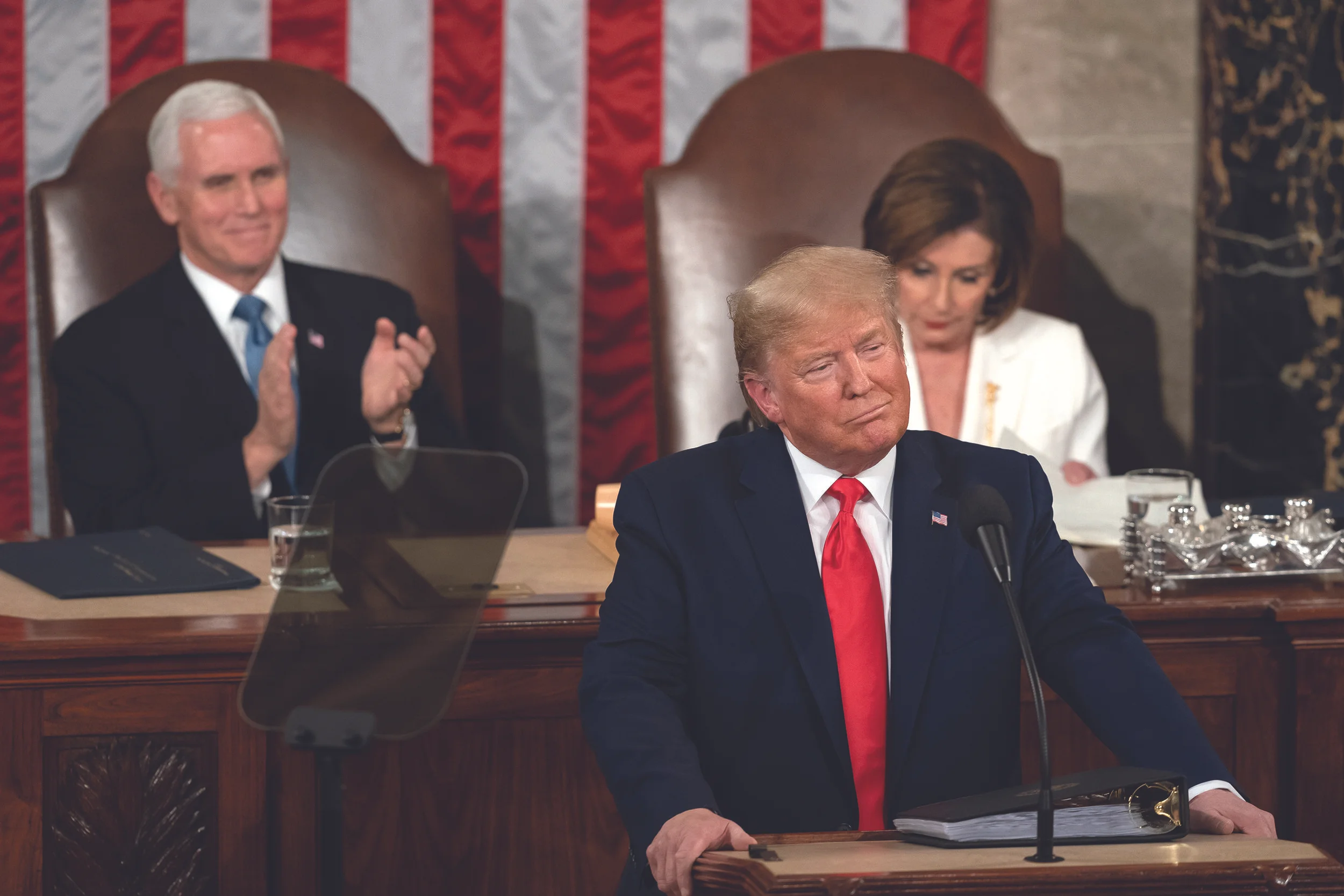 Trump’s State of the Union brings partisanship to the screen
