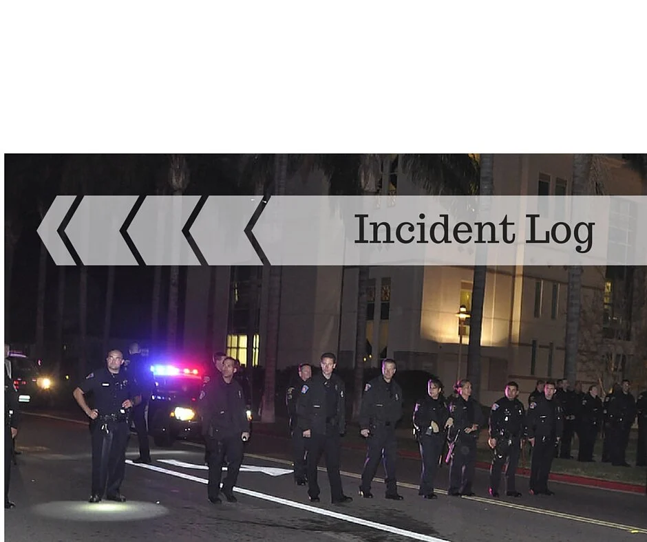 Incident Log: Jan. 8 – Jan. 28