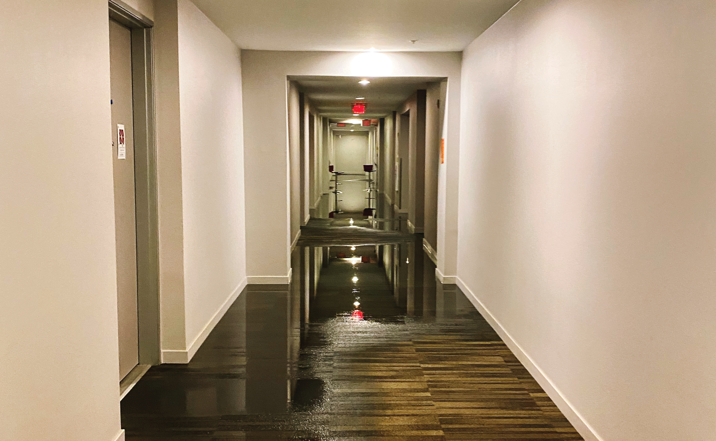 Cooking fire at Chapman Grand causes flooding, displaces students