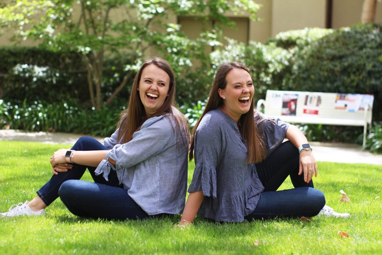 Hannah Schmidt and Kaitlyn Schmidt, above, are some of many siblings who chose to attend the same university. While most Chapman students claim having their sibling with them is beneficial, some discussed with The Panther about its drawbacks as well…