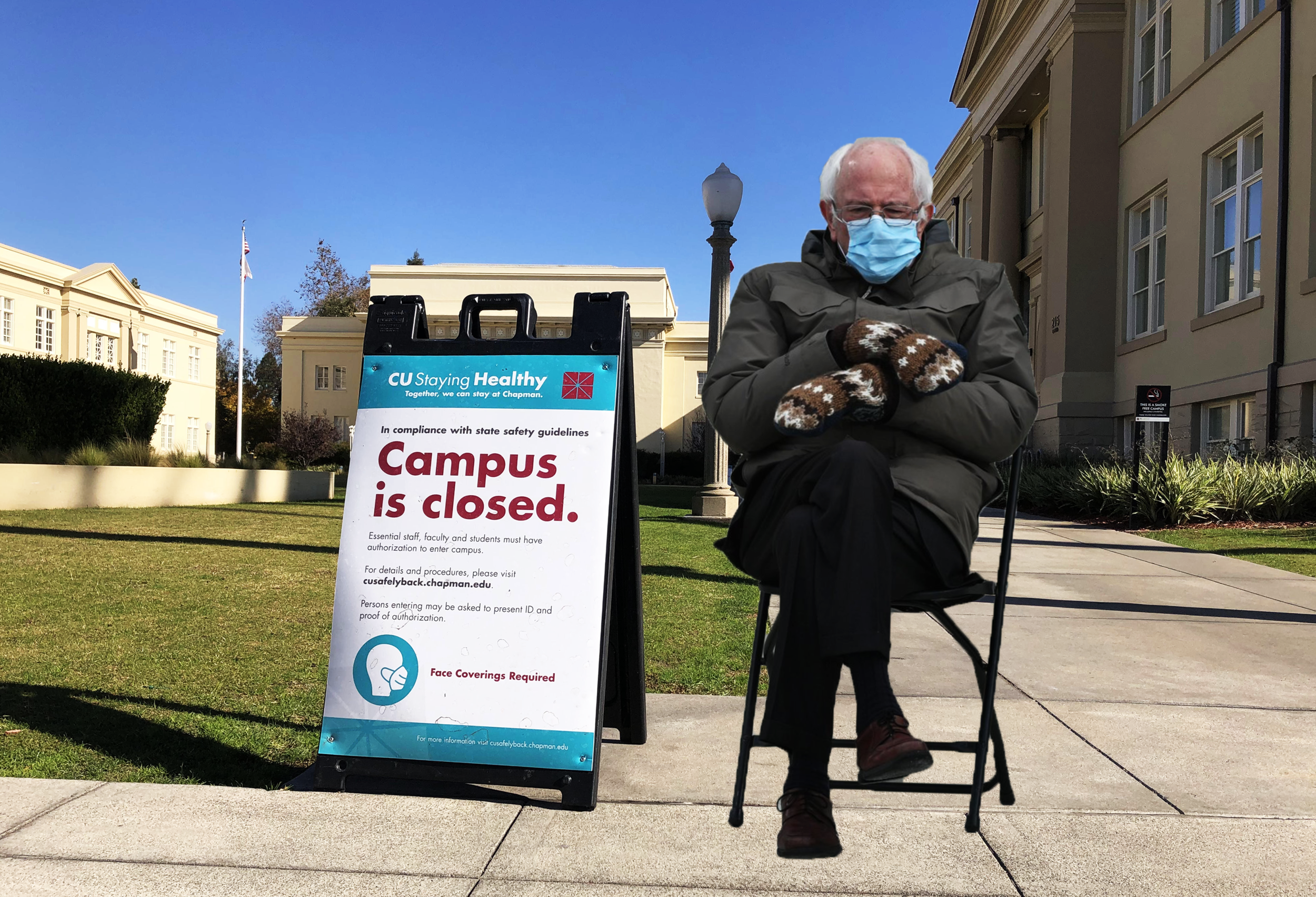 Analysis | Bernie Sanders warms his hands and our hearts, donates to charity