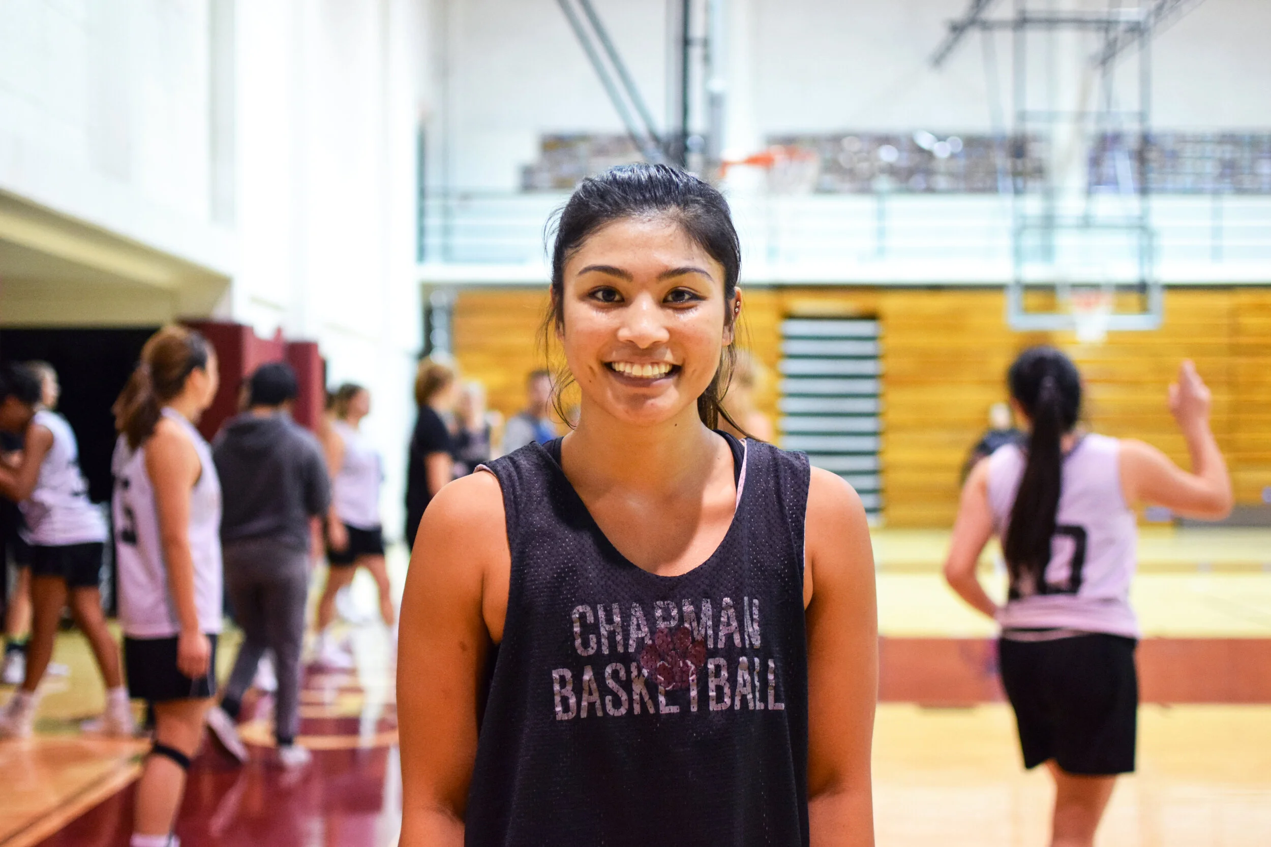 Lone senior acts as player and coach