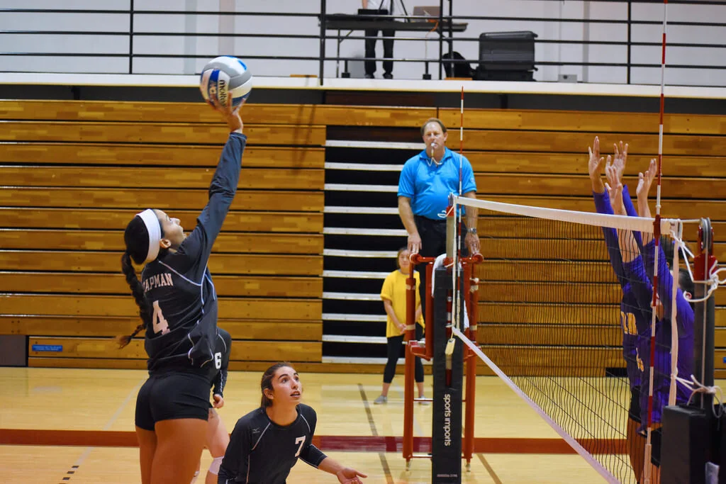 Chapman volleyball win streak ends with loss to Cal Lutheran