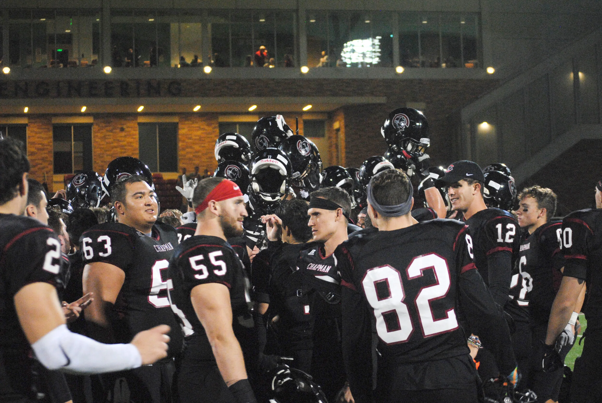 Looking back, looking ahead: football team reflects on homecoming