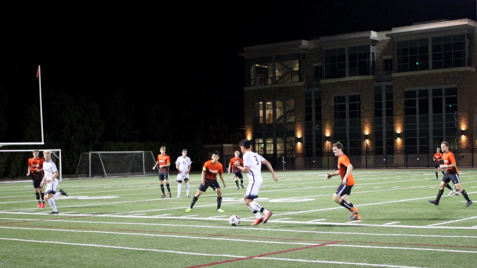 Substitute men’s soccer player scores game-winning goal