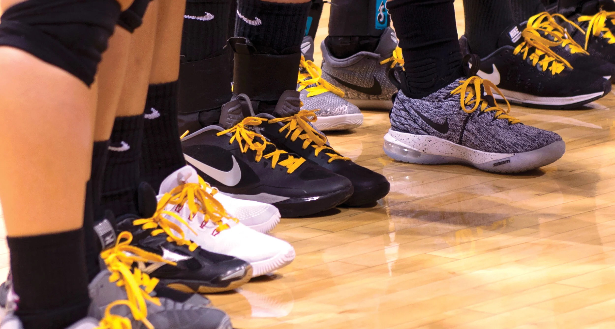 Golden laces raise awareness for pediatric cancer