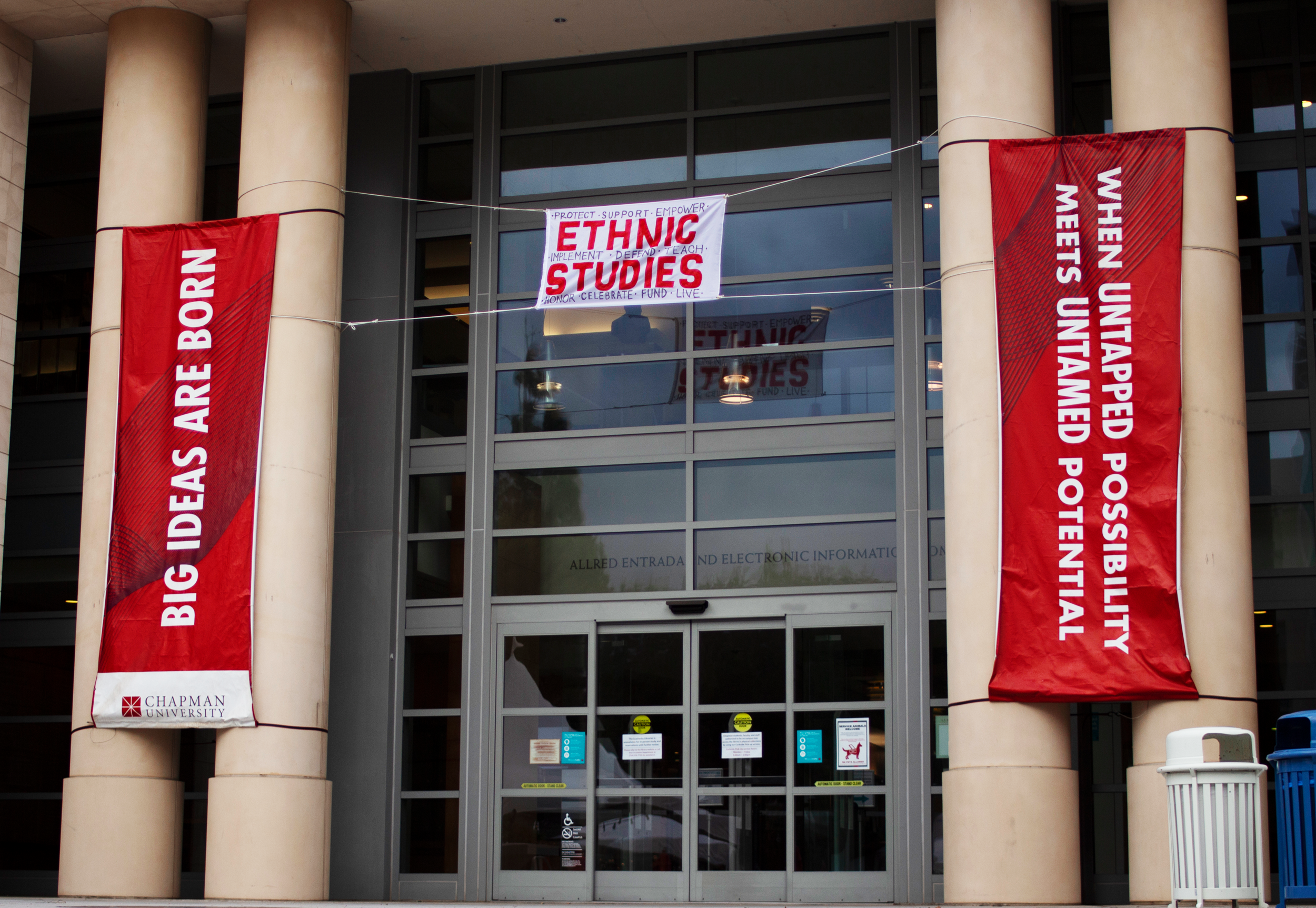 Ethnic Studies Society, Chapman Activist Coalition organize counterprotest