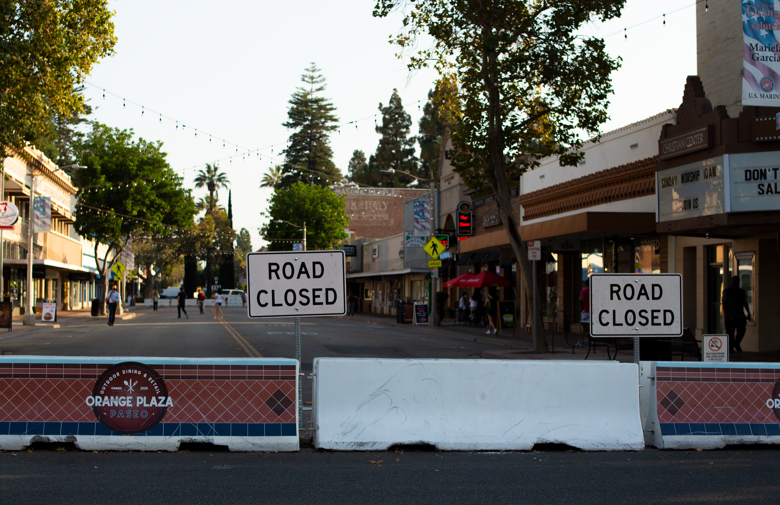 Orange Circle may remain open for outdoor dining on a permanent, seasonal basis