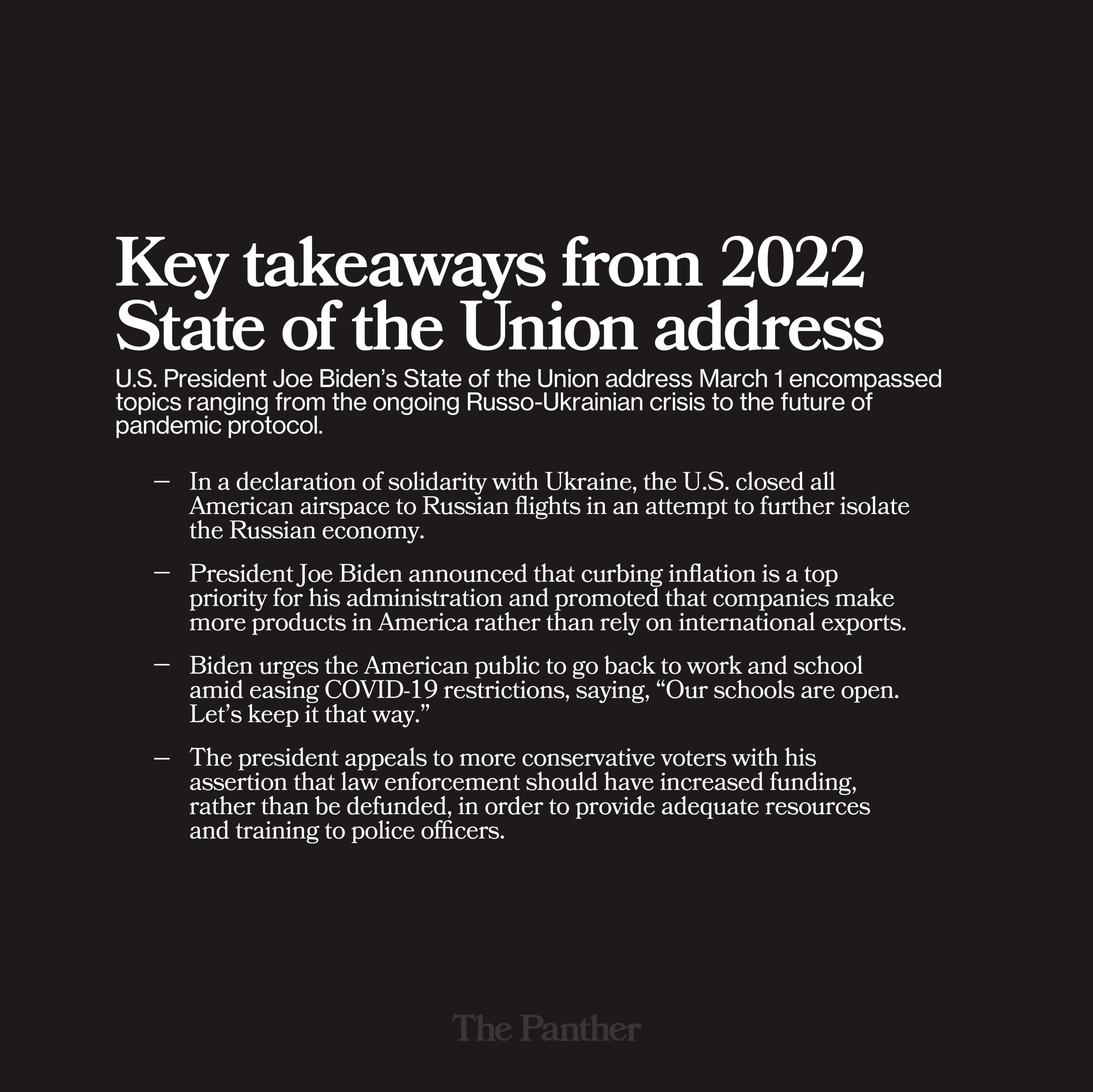 ‘Underwhelmed, bothered, disappointed’: Chapman community responds to 2022 State of the Union address