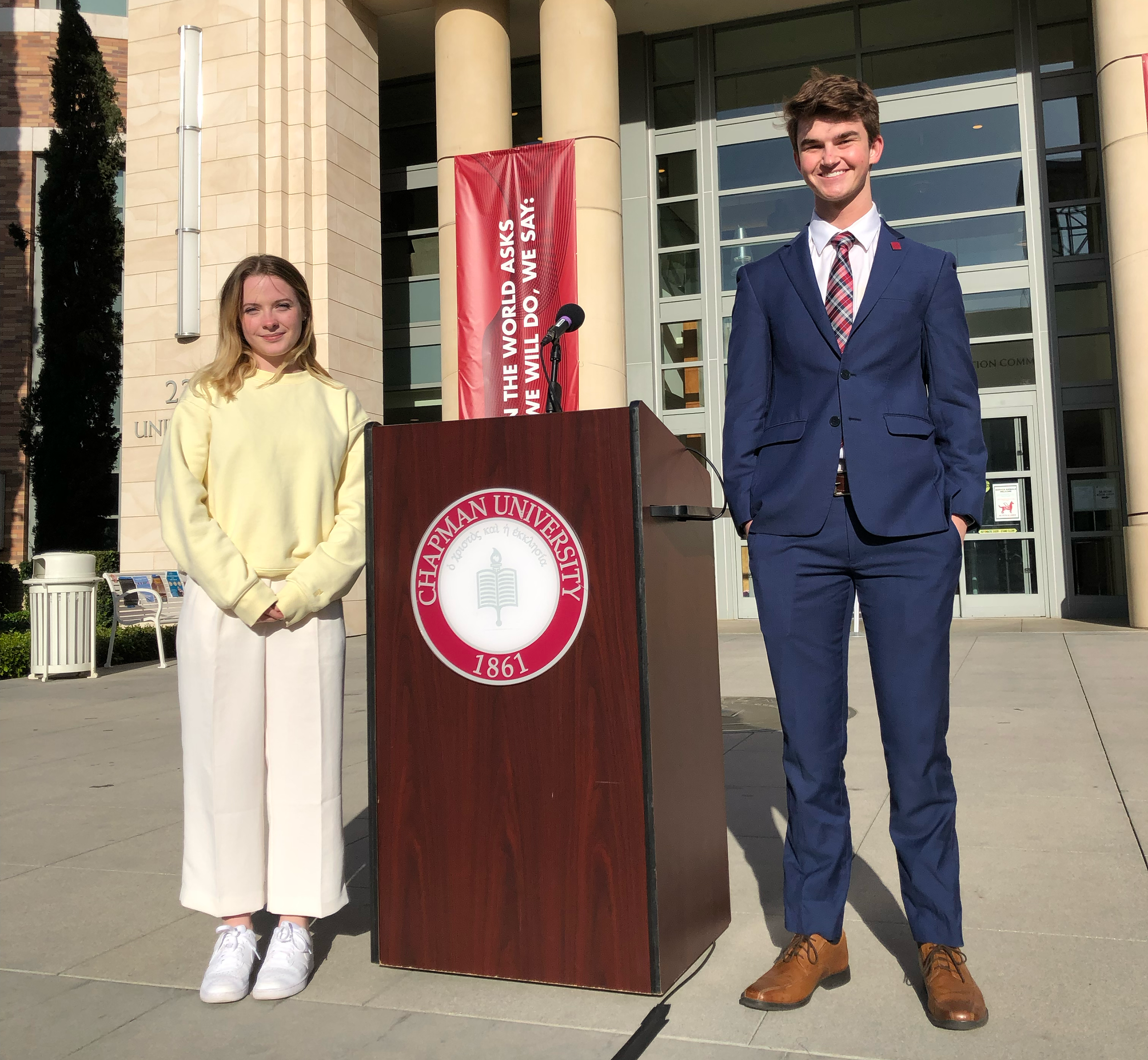 Student Government Association president, vice president announced