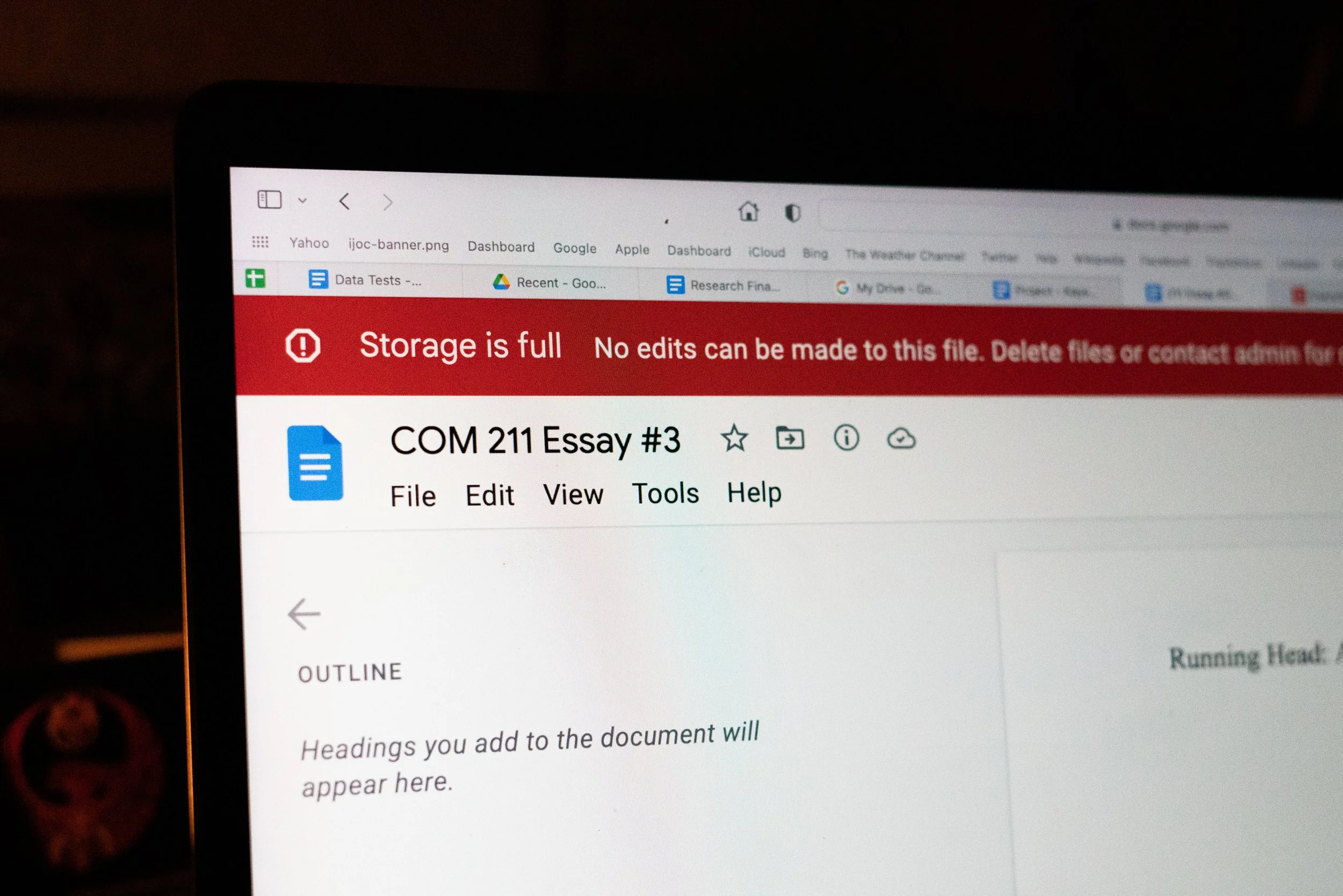 Chapman limits Google Drive storage for students after Google announces new storage limit for institutions