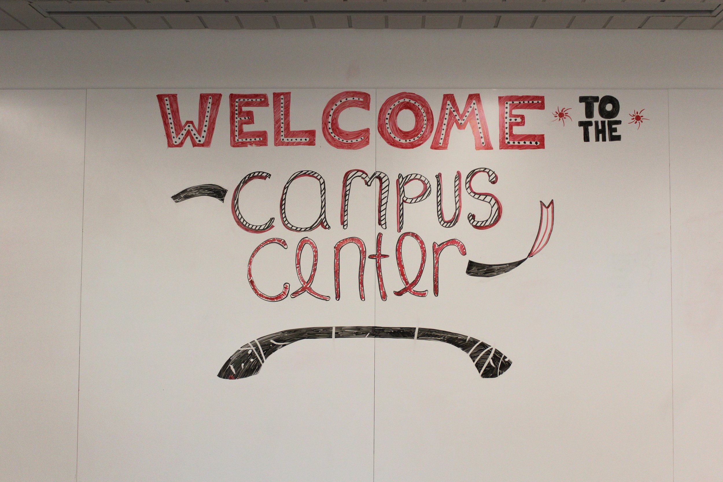 Aside from a new on-campus dining establishment and a new store, the new center also features a series of couches and several student workrooms where students can also check out laptops or use wireless charging packs, among other amenities.