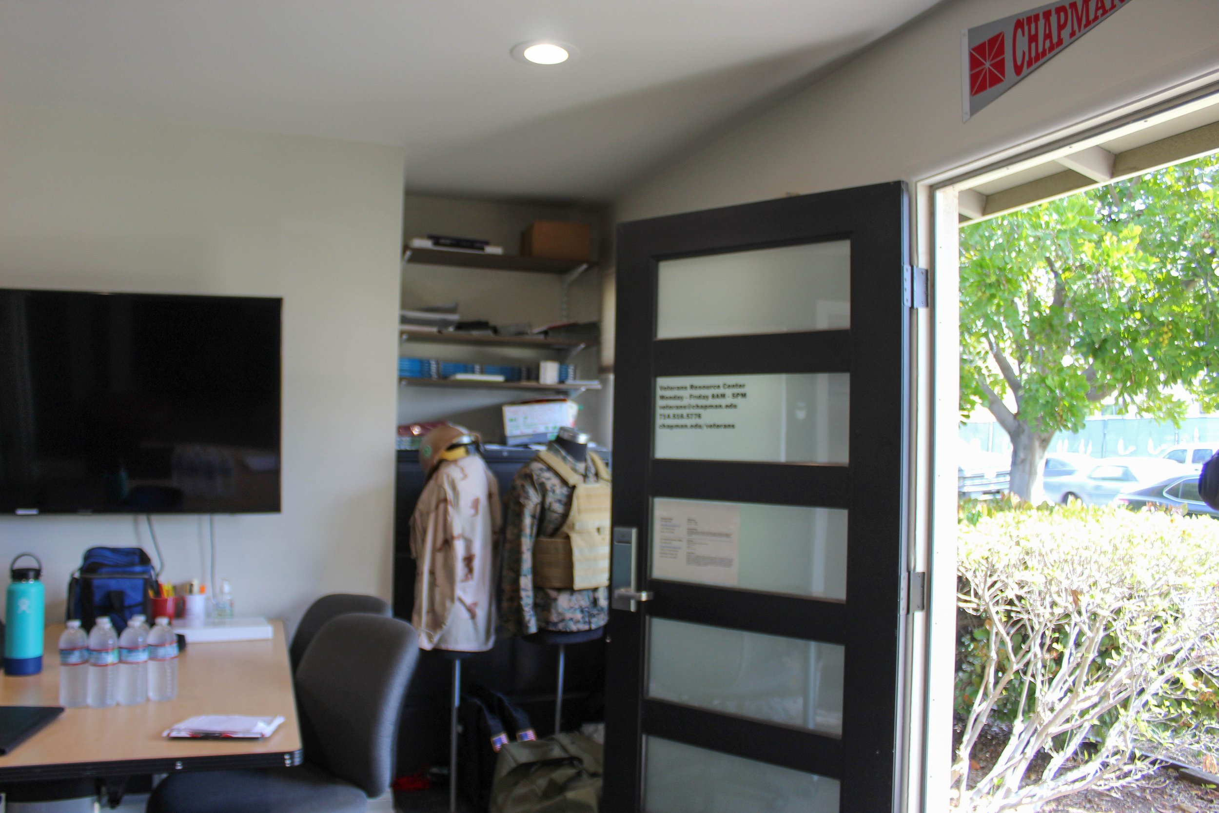    According to Veterans Club President Roxie Arce, the VRC is 231 square feet. By comparison, community colleges in California are required to have a space of at least 500 square feet for their VRCs.   