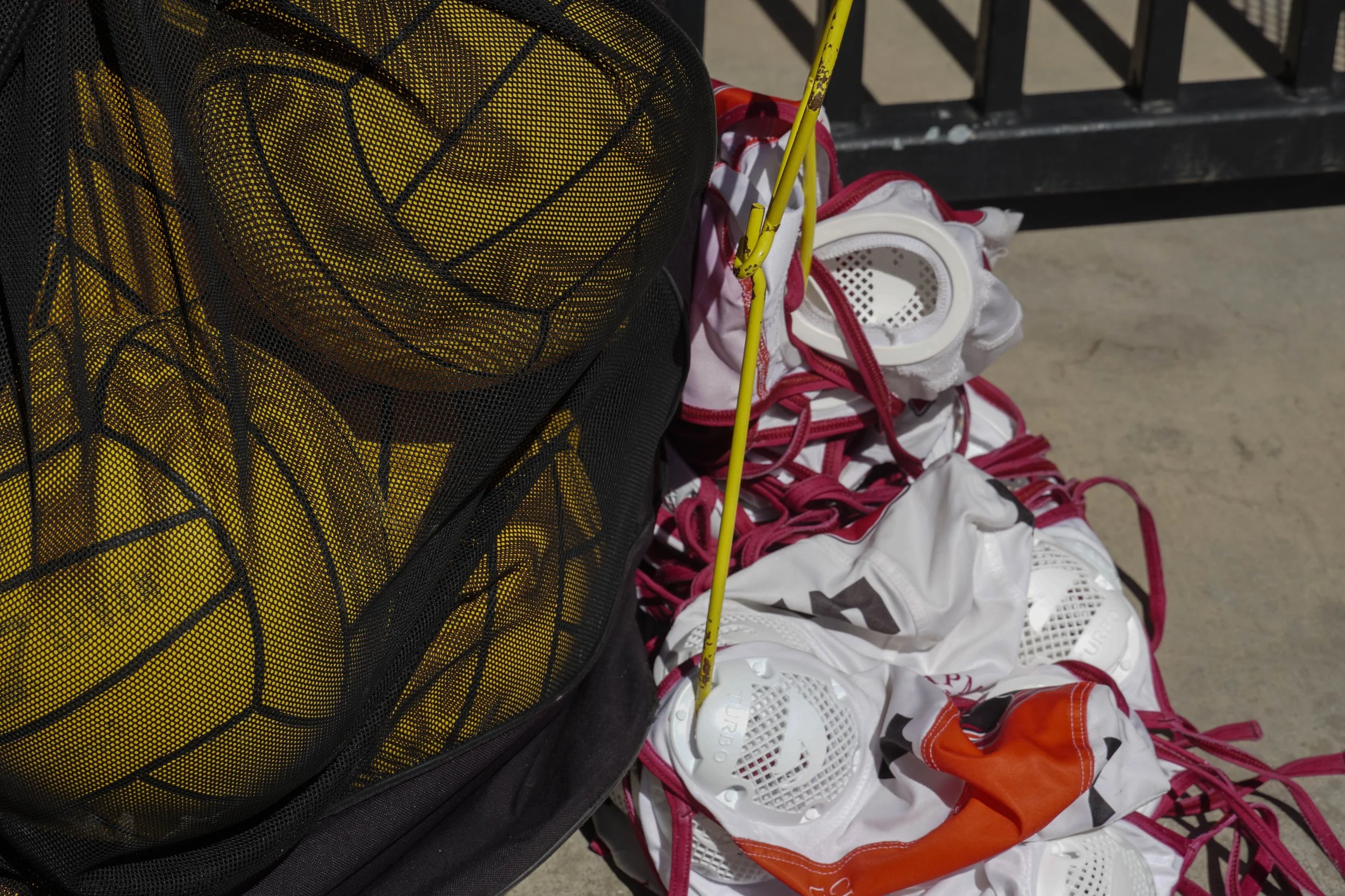 water polos balls and gear