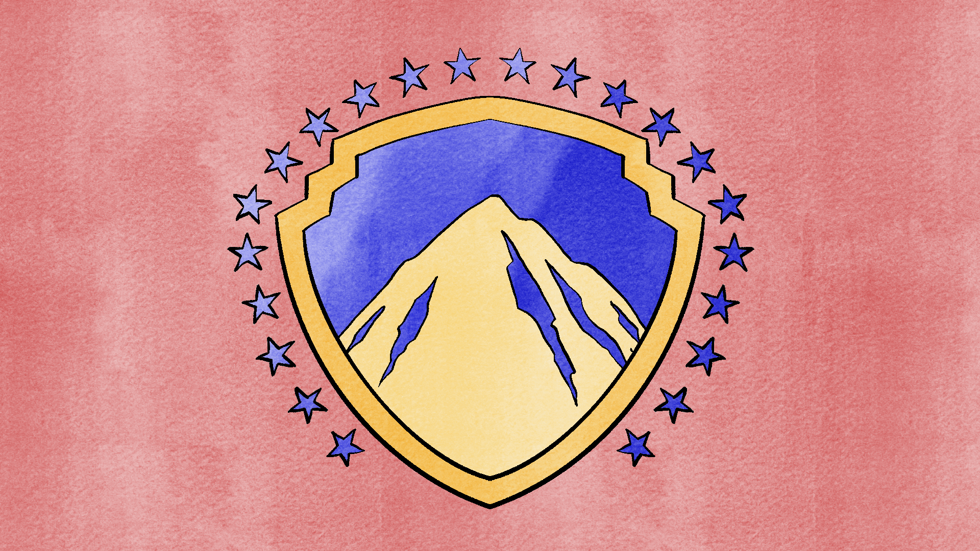 illustration of warner bros logo