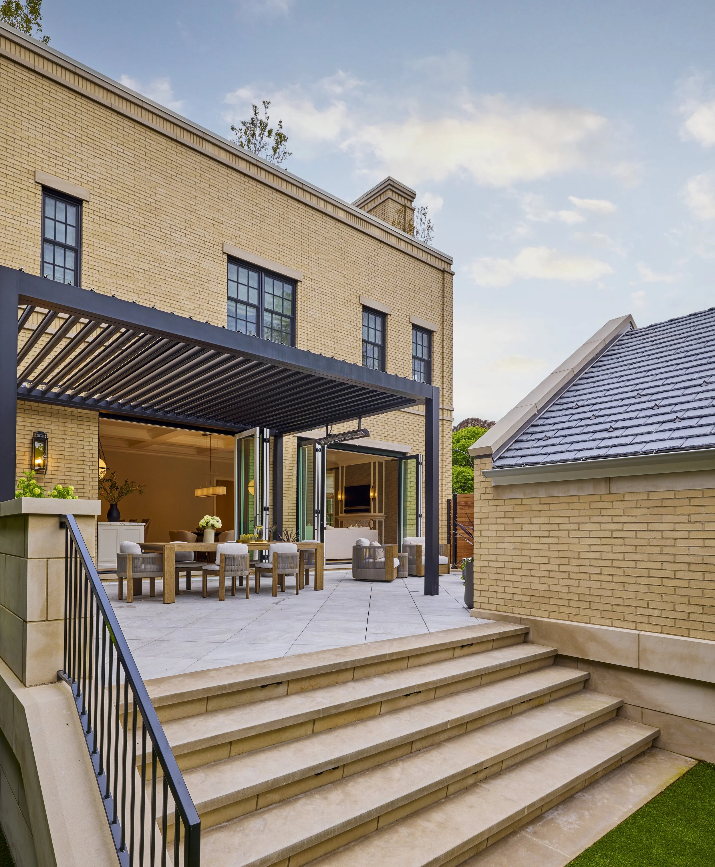 This interdisciplinary project was a delight to collaborate with colleagues in architecture, interior design, and the client to build a luxury dream home landscape for this growing family. We focused on creating an interconnection between indoor and 
