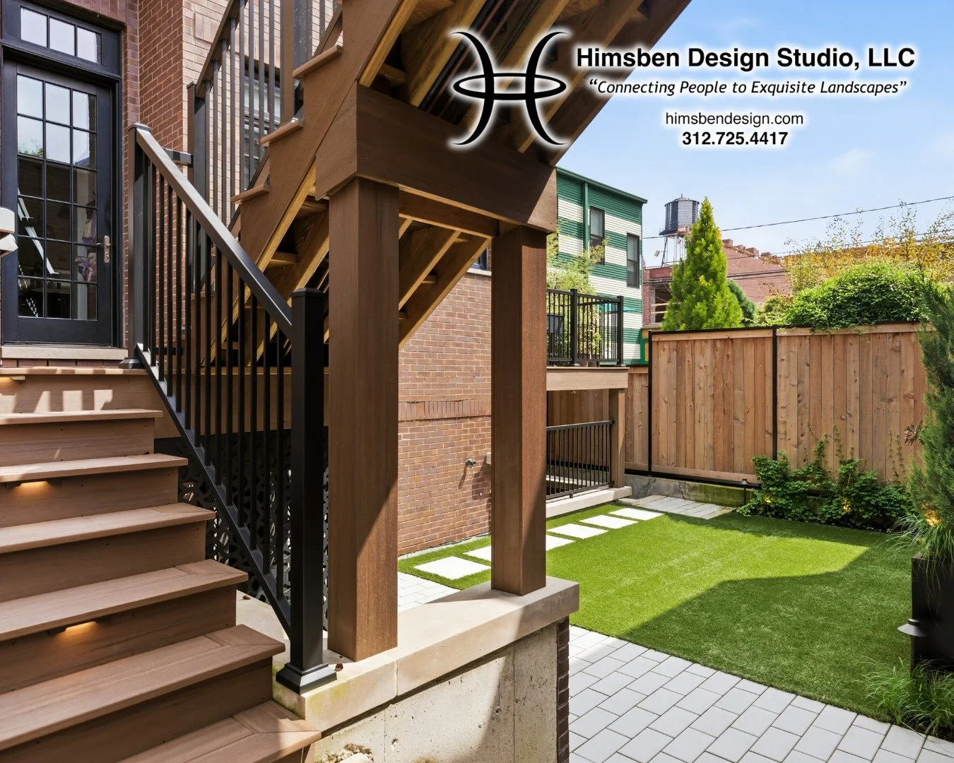 From the backyard garden to the stairs and decking... We do it all! ⁠
Schedule with us before the season ends to transform your outdoor space.⁠
⁠
himsbendesign.com⁠
#landscapearchitecture #chicagogardens