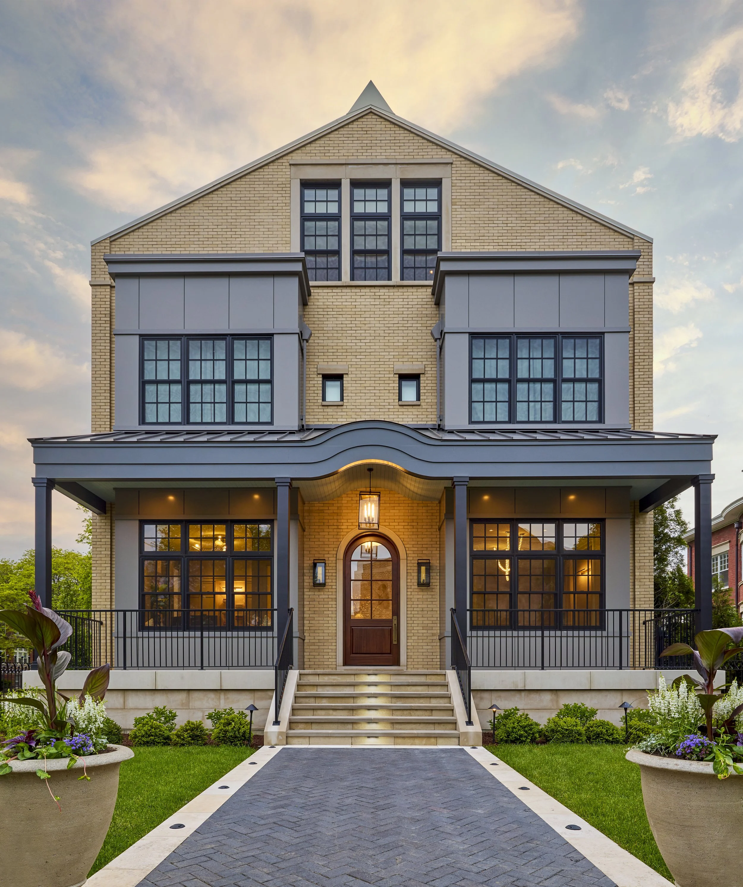 This interdisciplinary project was a delight to collaborate with colleagues in architecture, interior design, and the client to build a luxury dream home landscape for this growing family. We focused on creating an interconnection between indoor and 