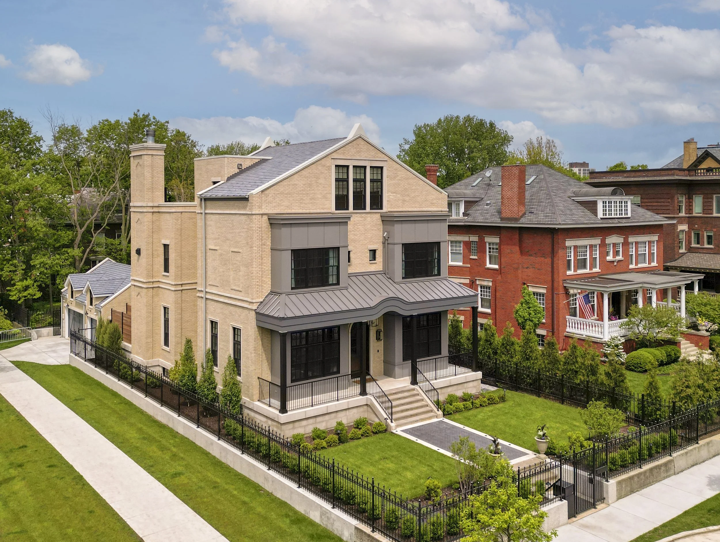 This interdisciplinary project was a delight to collaborate with colleagues in architecture, interior design, and the client to build a luxury dream home landscape for this growing family. We focused on creating an interconnection between indoor and 