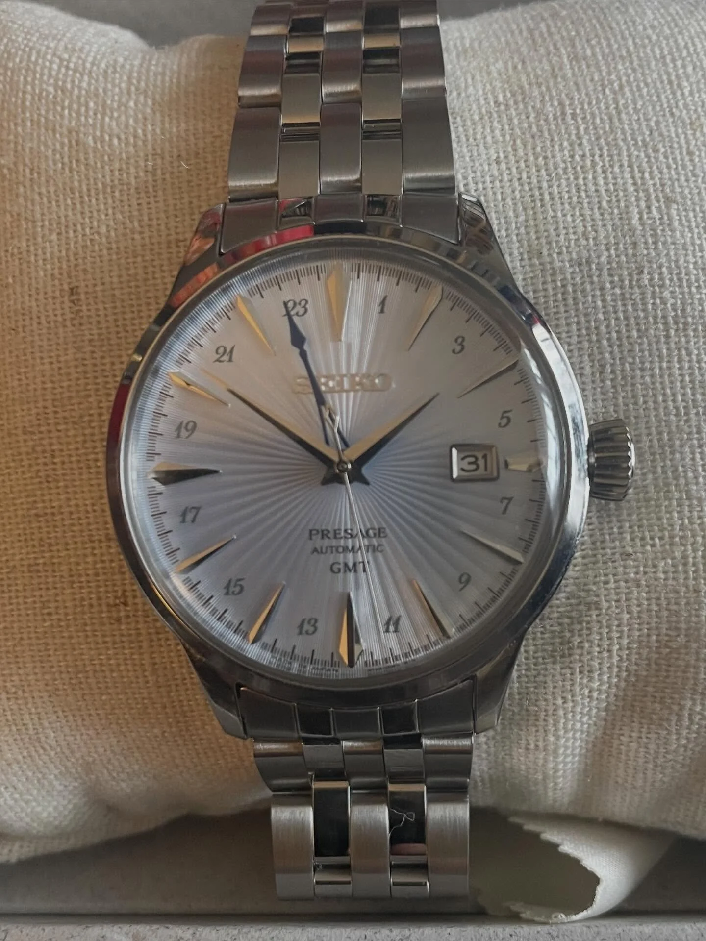 A new time piece for my collection heading into 2026.  The Seiko Presage Cocktail time GMT @kenyamoses knows what I like under the tree.  #seiko #presagecocktailtime #seikowatch #watches #livinginrhythm