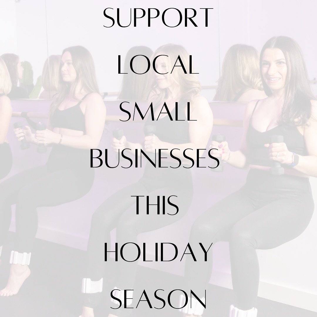Small biz season is HERE, and we need your love like you need that post-class endorphin hit 😏💥

Support doesn&rsquo;t always have to equal $$$ &mdash; sometimes it&rsquo;s a review, a tag, or a sweaty selfie with unhinged energy. We love all forms.