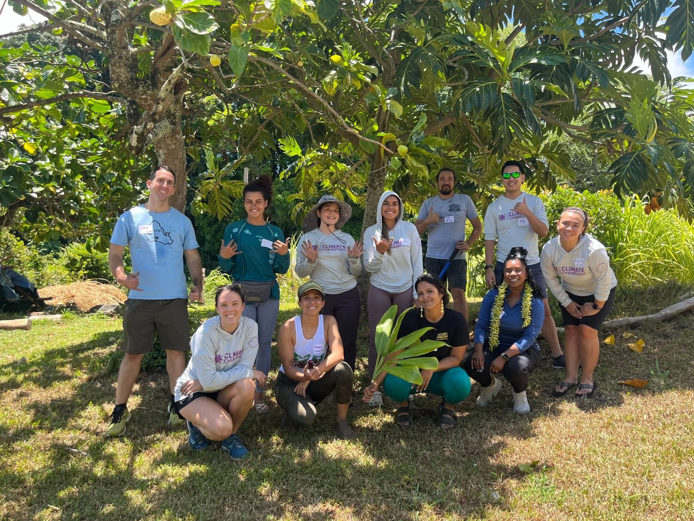 Group photo of climate champions.