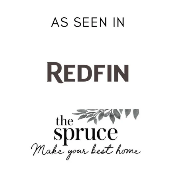 image reads “as seen in redfin and the spruce” referring to press well sorted by holly has been featured in.