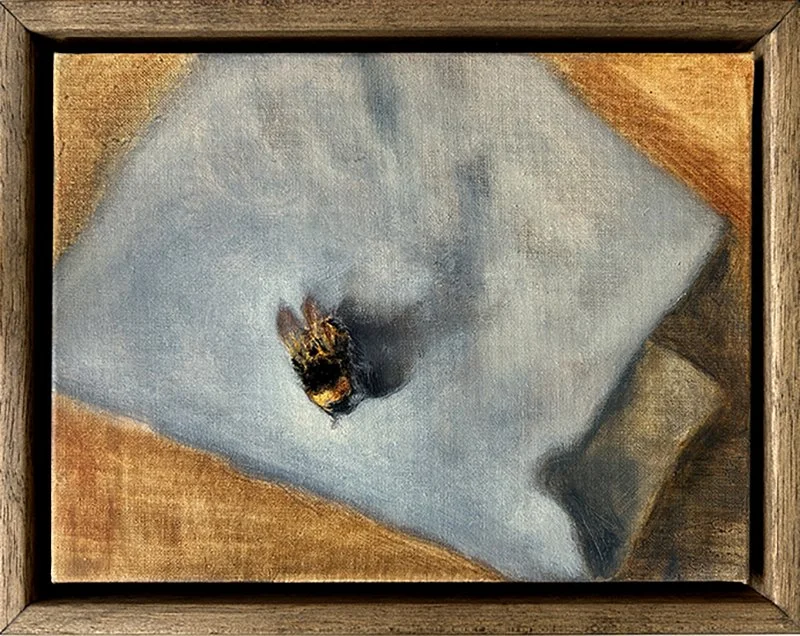 Beatrice O'Connell - Too Late Oil on Canvas (18x24cm) €500