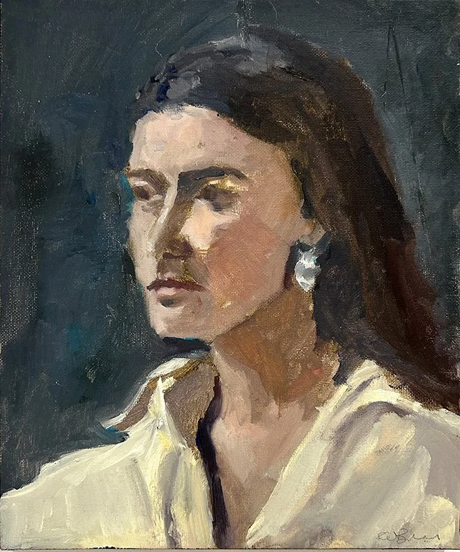 Cora O'Brien: Oil Sketch on canvas panel €450