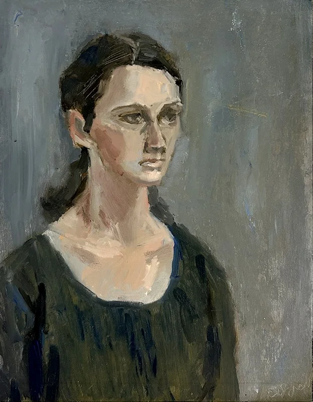 Cora O'Brien: Oil Sketch on canvas panel €450
