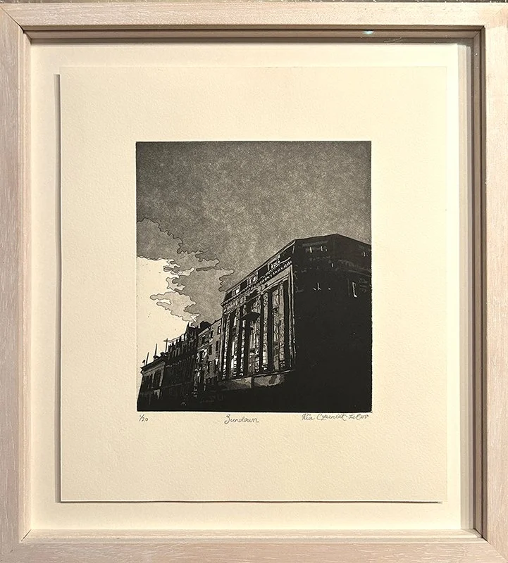 Ria Czerniak-LeBov: "Sundown" - Etching and Aquatint (1/20) €250
