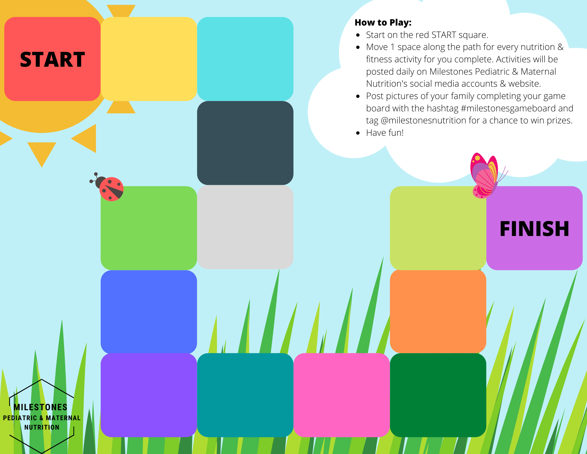 Milestones Game Board