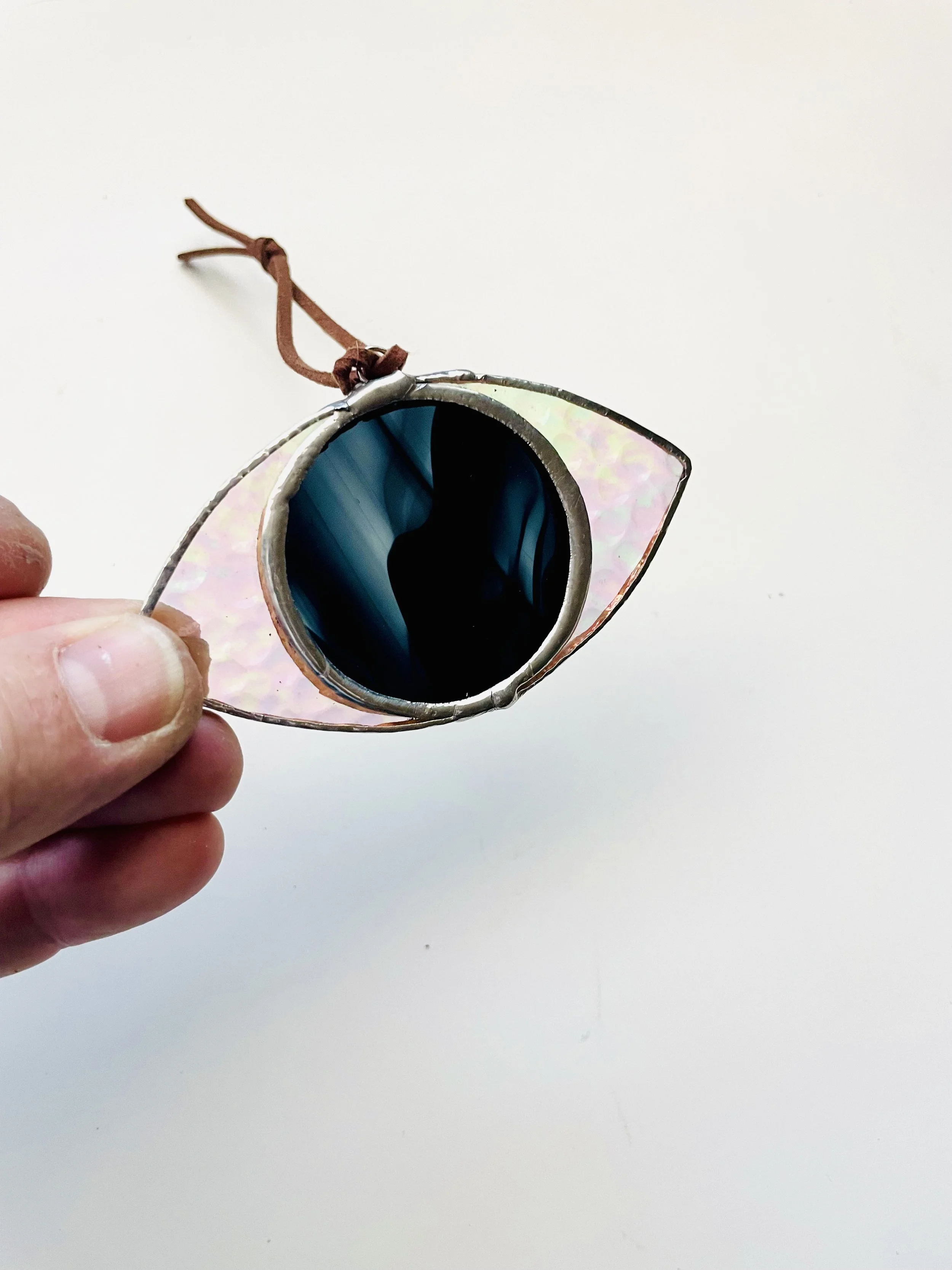 Evil Eye ornament (dark smokey)