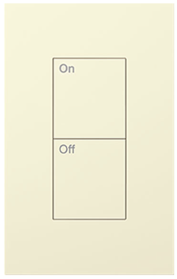 Lutron Palladiom Matte Almond Keypad | VIP Smart Homes Seattle