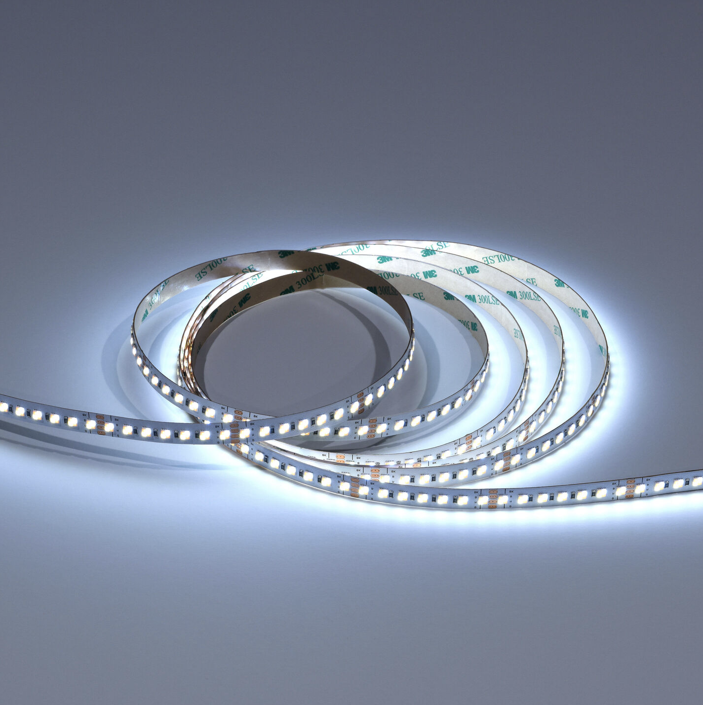 Lutron Rania natural white tape light providing tunable accent lighting