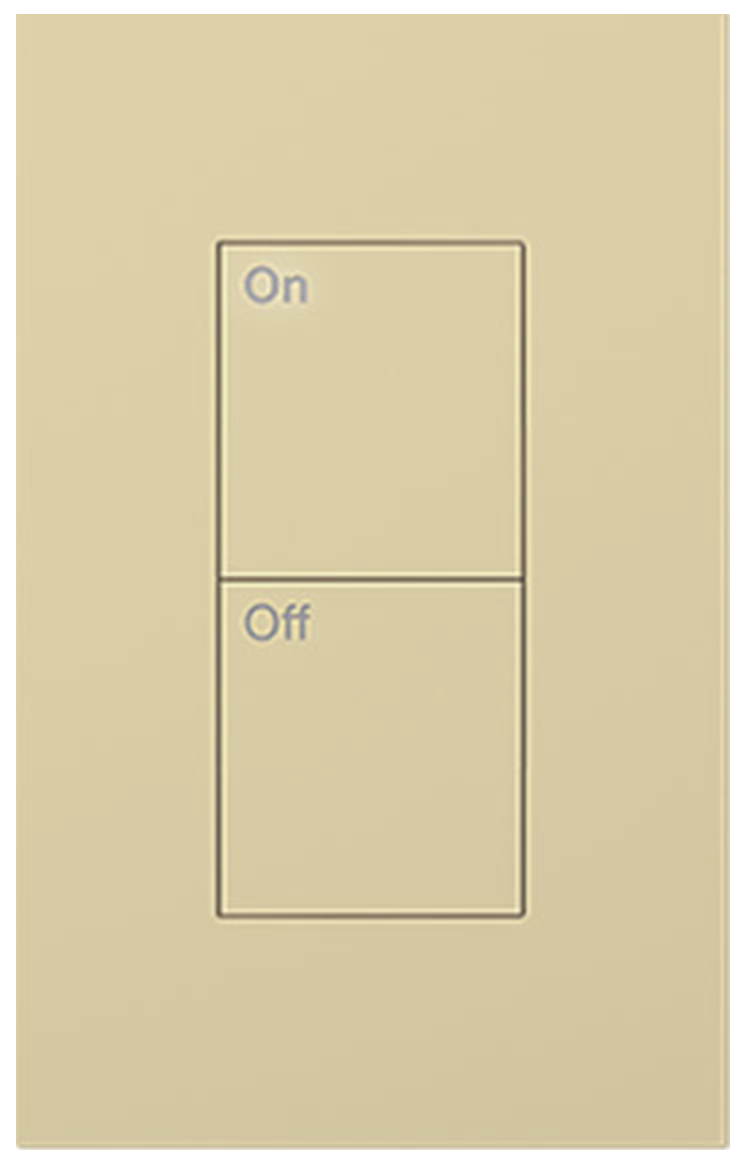 Lutron Palladiom Matte Ivory Keypad | VIP Smart Homes Seattle