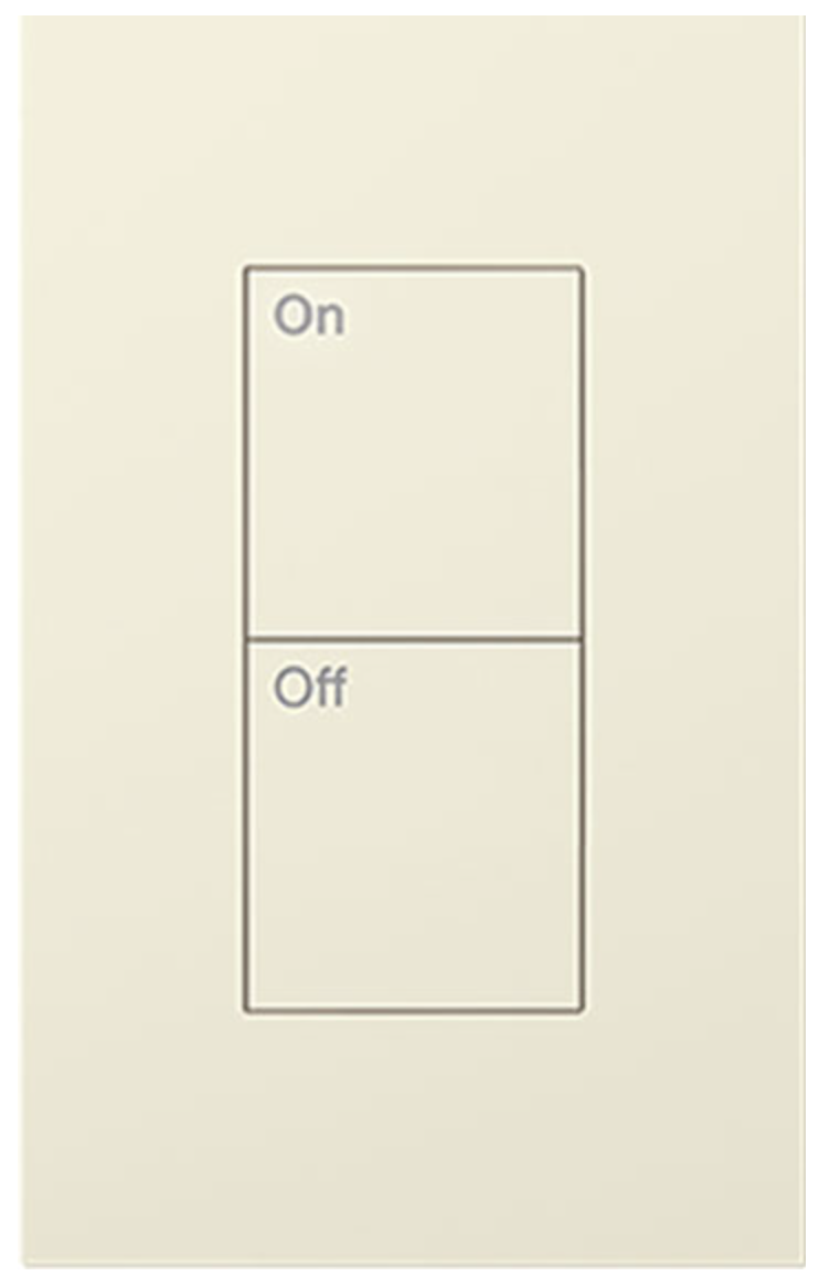 Lutron Palladiom Matte Light Almond Keypad | VIP Smart Homes Seattle