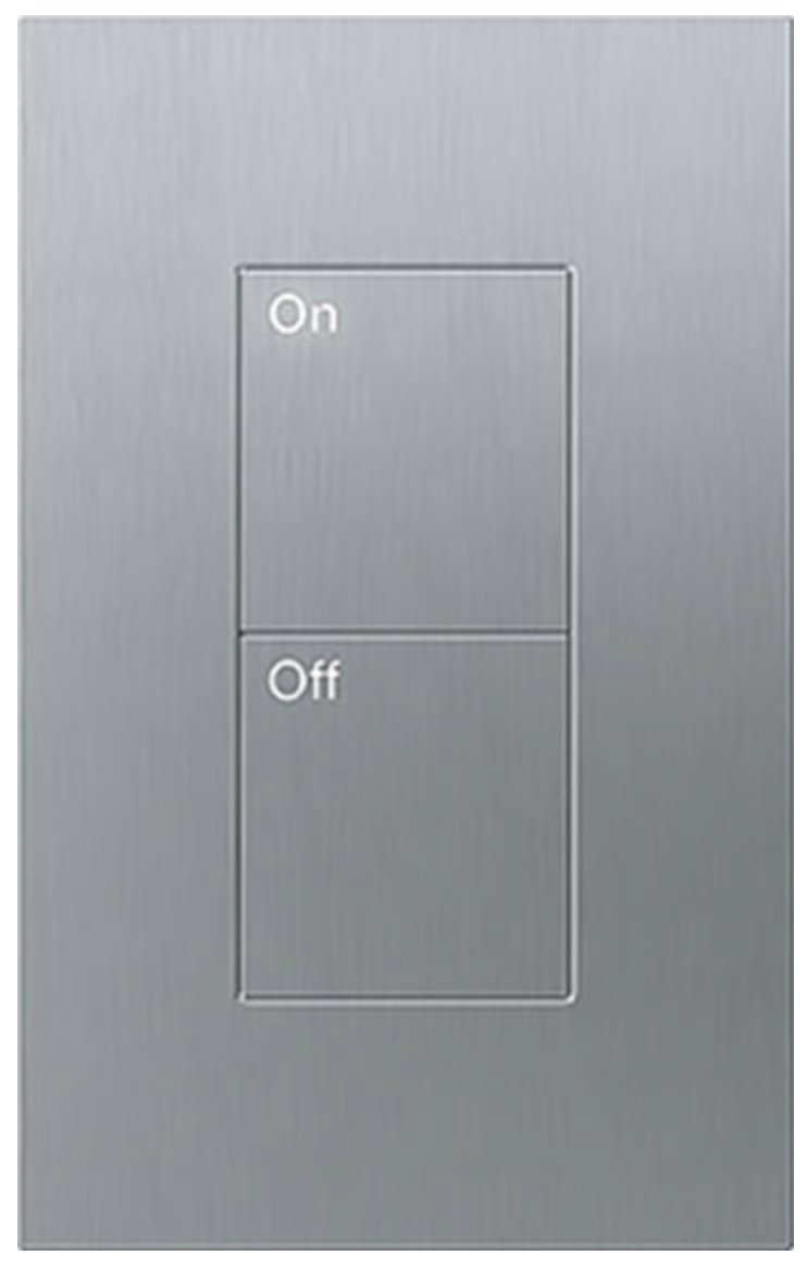 Lutron Palladiom Satin Chrome Keypad | VIP Smart Homes Seattle