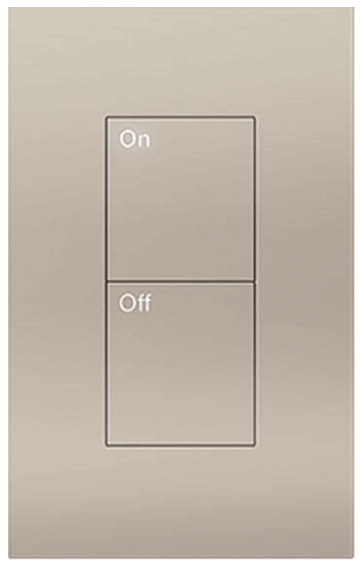Lutron Palladiom Bright Nickel Keypad | VIP Smart Homes Seattle