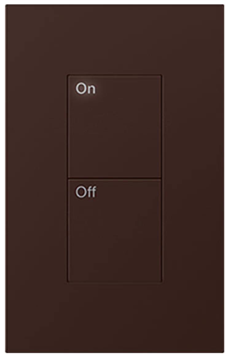 Lutron Palladiom Matte Brown Keypad | VIP Smart Homes Seattle
